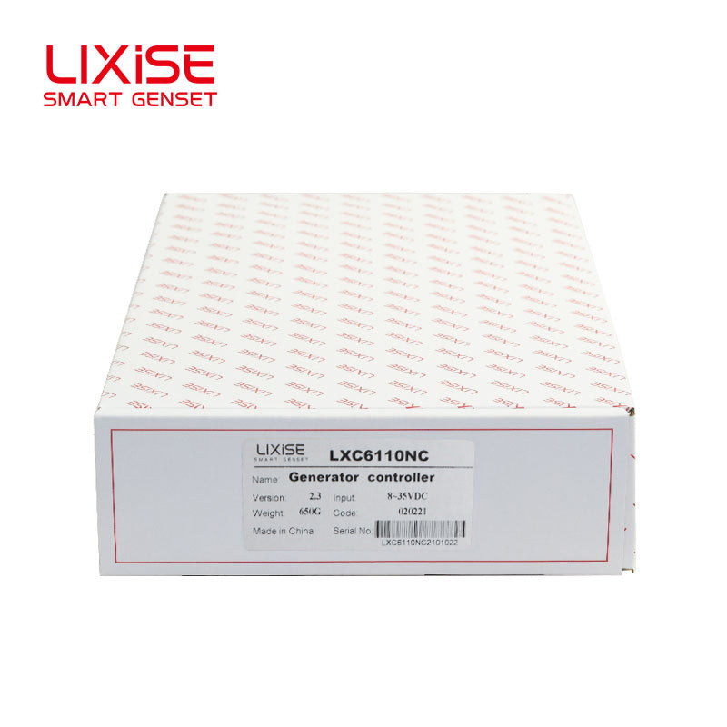 LIXiSE LXC6110NC Universal Intelligent Genset Controller with CAN J1939 Bus, 240\*128 LCD, IoT Remote Monitoring for Diesel Generator Rental & Air Compressor