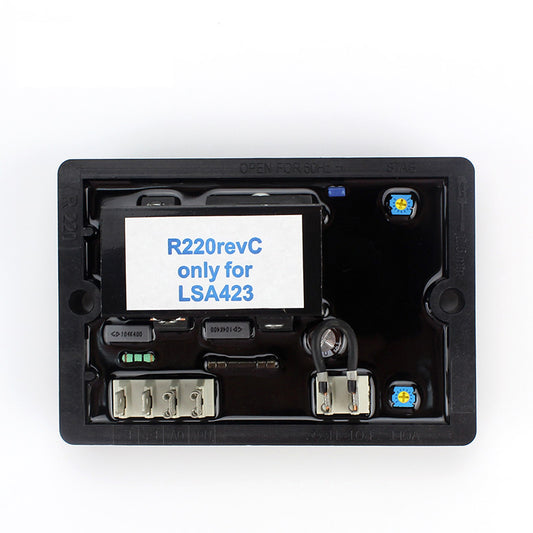 LIXiSE R220 Analog AVR With Digital Adjustment For Small Parallel Excitation Alternator