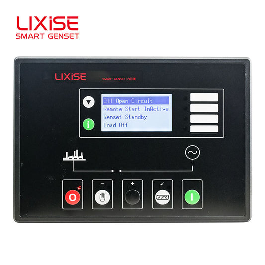 LIXiSE LXC6310 Full Auto Generator Controller | Mobile Remote Monitoring, Universal for Rental Generators, Fire Pumps & Air Compressors