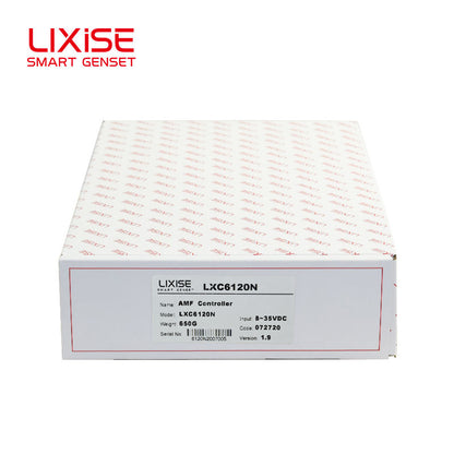 LIXiSE LXC6120N LCD Genset Controller | Black Box Record, Wide Temperature Display, Plug-and-Play USB