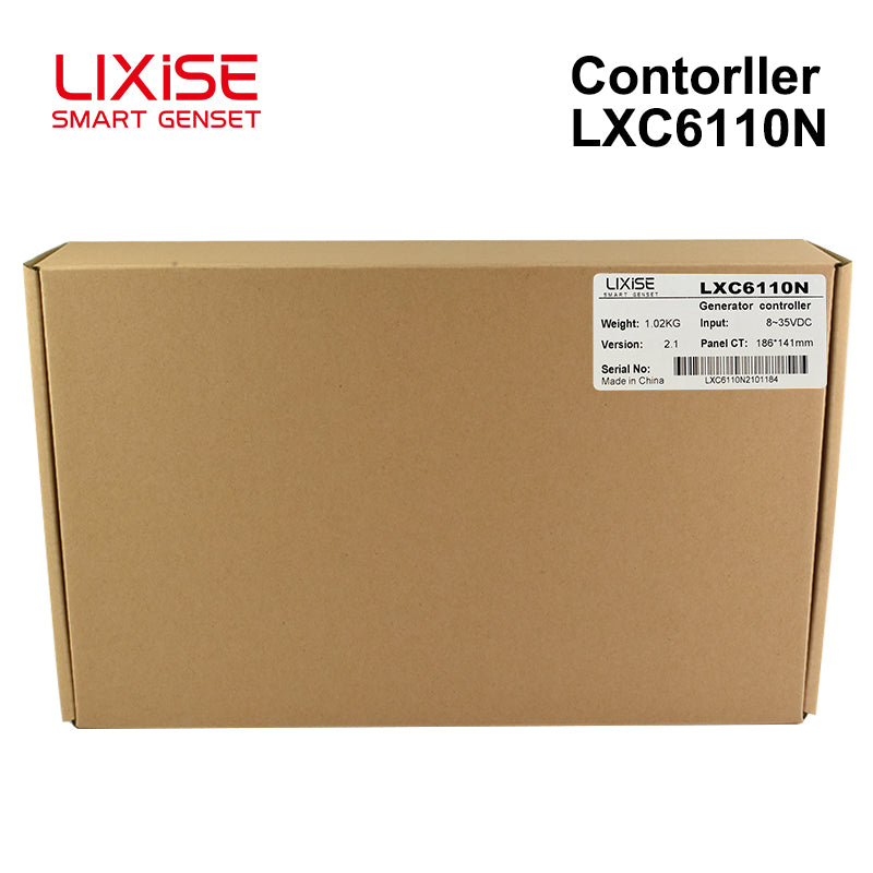 LIXiSE LXC6110N Intelligent Single Genset Controller Without CAN Bus, Auto Start Stop Generator Control Panel