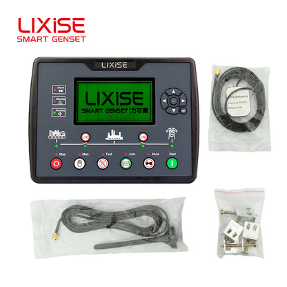 LIXiSE LXC6620BCAN Built-in 4G AMF Genset Controller with CAN J1939, 4.3" Multi-Language LCD for Rental & Telecom Base Station Generator Sets