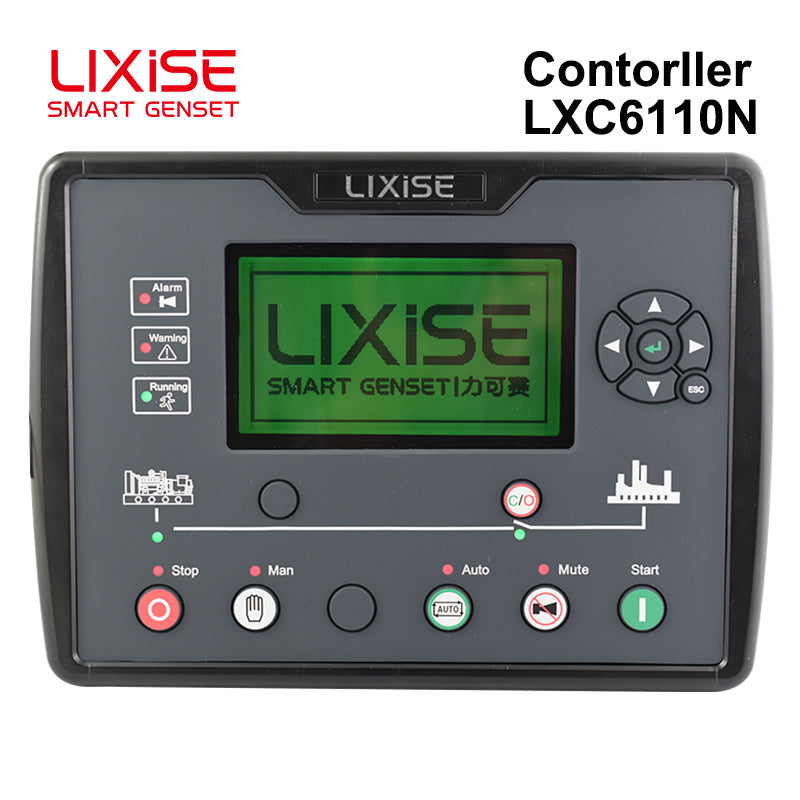LIXiSE LXC6110N Intelligent Single Genset Controller Without CAN Bus, Auto Start Stop Generator Control Panel