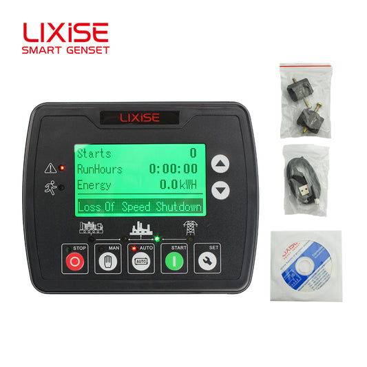 LIXiSE LXC3920 Generator Remote Monitoring Controller | Optimized for DTU, Fast Stable Wireless Data Transmission, GPS Location Tracking, SMS Alarm Notification