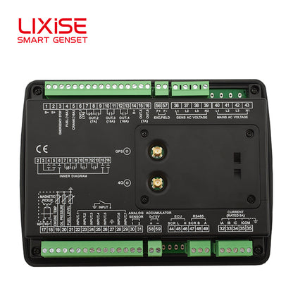 LIXiSE LXC6610BC Diesel Generator Controller USB RS485 Remote Monitoring Genset Control Unit