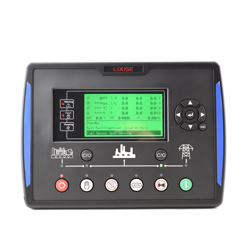 LIXiSE LXC9220 AMF Factory Automatic Genset Controller | SMS Alarm, GPRS Remote Monitoring, ATS Auto Transfer Switch, Full Electrical Protection