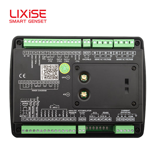 LIXiSE LXC6621-4G Parallel Controller | 32-bit ARM Multi-Genset Synchronous Auto Control Module With Cloud IoT & Black Box Function