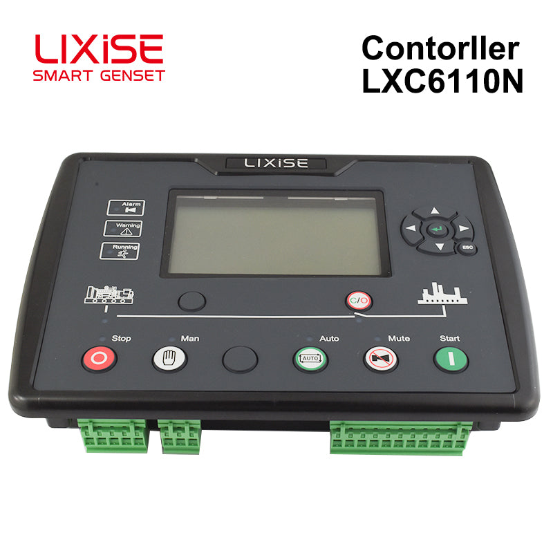 LIXiSE LXC6110N Intelligent Single Genset Controller Without CAN Bus, Auto Start Stop Generator Control Panel