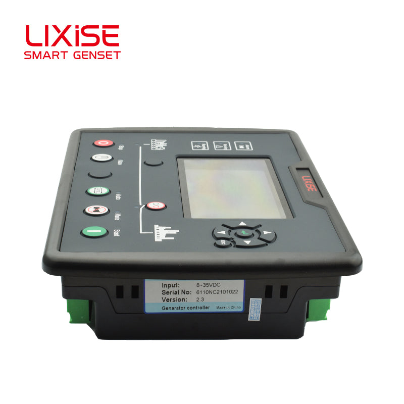 LIXiSE LXC6110NC Universal Intelligent Genset Controller with CAN J1939 Bus, 240\*128 LCD, IoT Remote Monitoring for Diesel Generator Rental & Air Compressor