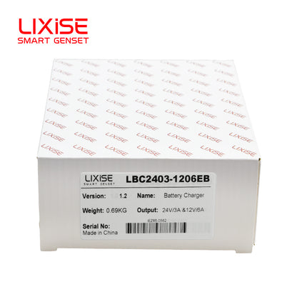 Smart Floating Battery Charger LBC2403-1206EB Intelligent Power Charger Battery 3A 6A for Diesel Generators