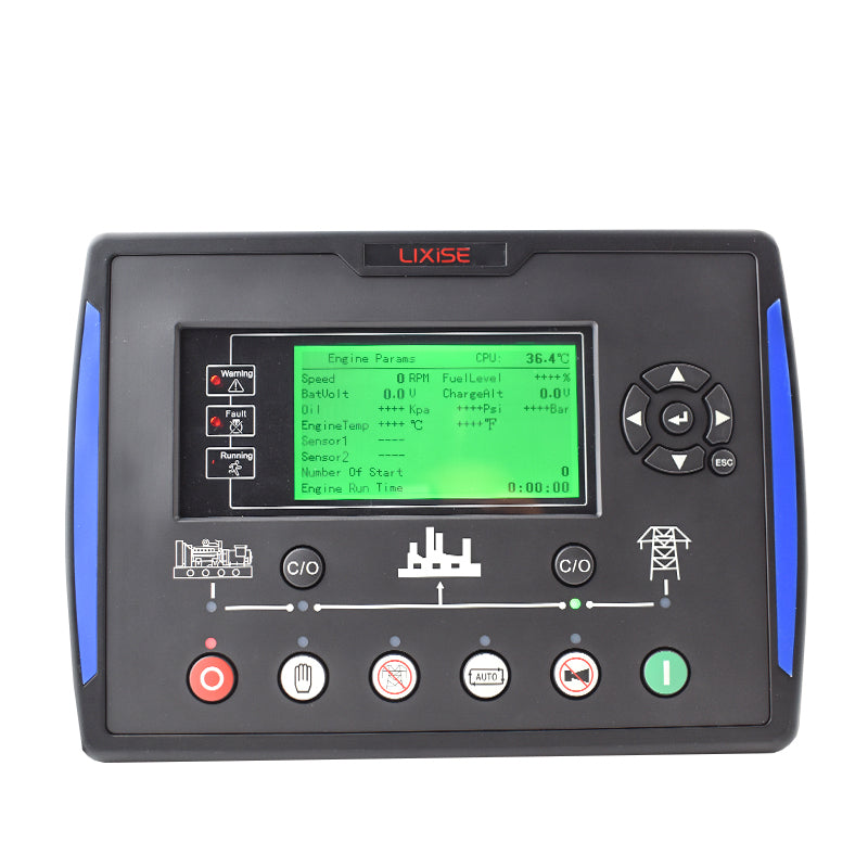 LIXiSE LXC9220 AMF Factory Automatic Genset Controller | SMS Alarm, GPRS Remote Monitoring, ATS Auto Transfer Switch, Full Electrical Protection