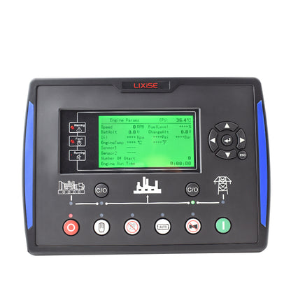 LIXiSE LXC9220 AMF Factory Automatic Genset Controller | SMS Alarm, GPRS Remote Monitoring, ATS Auto Transfer Switch, Full Electrical Protection