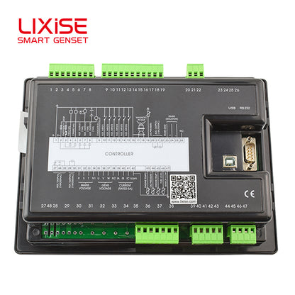LIXiSE LXC6310 Full Auto Generator Controller | Mobile Remote Monitoring, Universal for Rental Generators, Fire Pumps & Air Compressors