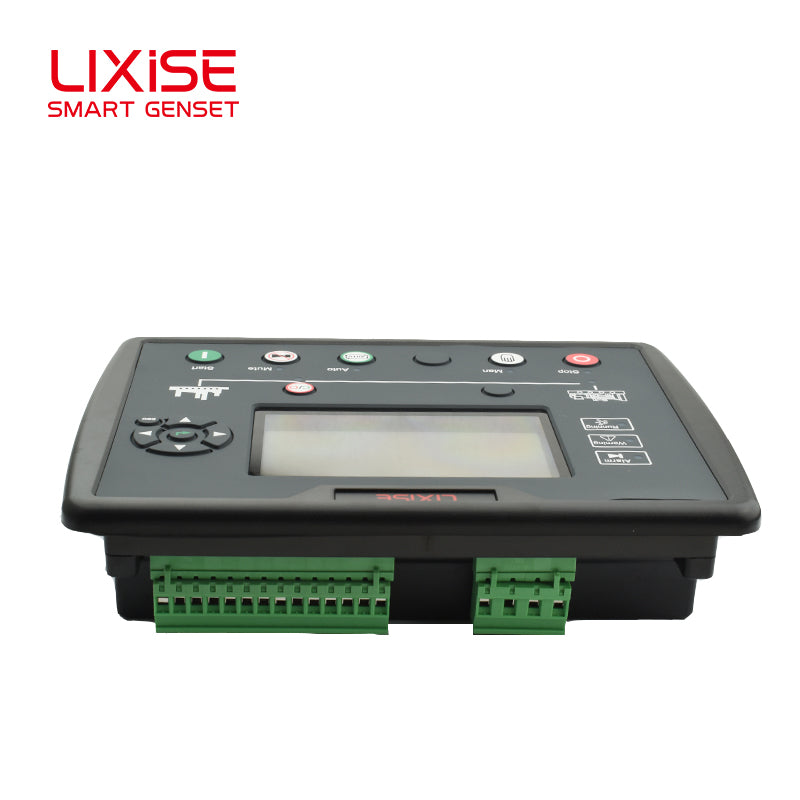 LIXiSE LXC6110NC Universal Intelligent Genset Controller with CAN J1939 Bus, 240\*128 LCD, IoT Remote Monitoring for Diesel Generator Rental & Air Compressor