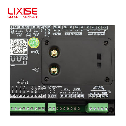 LIXiSE LXC6621-4G Parallel Controller | 32-bit ARM Multi-Genset Synchronous Auto Control Module With Cloud IoT & Black Box Function