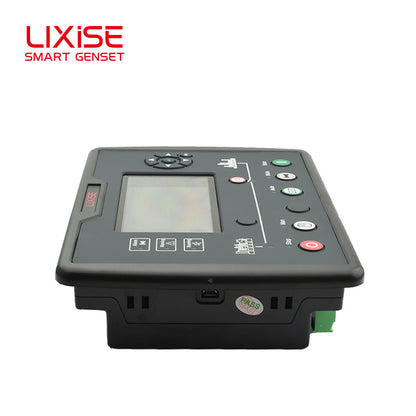 LIXiSE LXC6110NC Universal Intelligent Genset Controller with CAN J1939 Bus, 240\*128 LCD, IoT Remote Monitoring for Diesel Generator Rental & Air Compressor