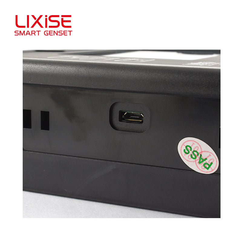 LIXiSE LXC6120N LCD Genset Controller | Black Box Record, Wide Temperature Display, Plug-and-Play USB