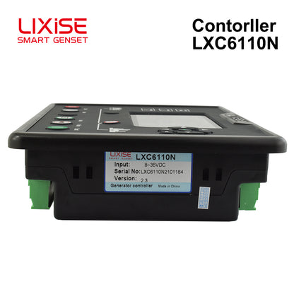 LIXiSE LXC6110N Intelligent Single Genset Controller Without CAN Bus, Auto Start Stop Generator Control Panel