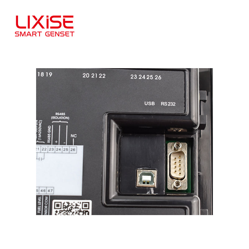 LIXiSE LXC6310 Full Auto Generator Controller | Mobile Remote Monitoring, Universal for Rental Generators, Fire Pumps & Air Compressors