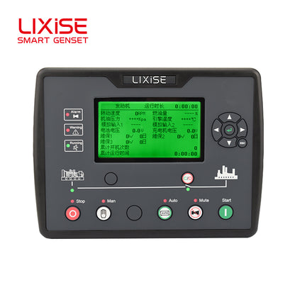 LIXiSE LXC6610B-4G Single Automatic Genset Controller | Built-in Hidden 4G Antenna, 4.3" Multi-Language LCD, 18s Black Box Fault Record, Cloud Multi-Unit Management for Rental & Telecom Base Station Generators
