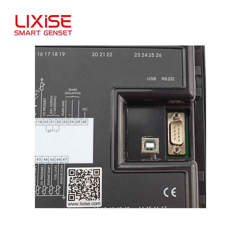 LIXiSE LXC6310 Full Auto Generator Controller | Mobile Remote Monitoring, Universal for Rental Generators, Fire Pumps & Air Compressors