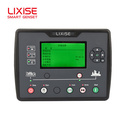 LIXiSE LXC6610B-4G Single Automatic Genset Controller | Built-in Hidden 4G Antenna, 4.3" Multi-Language LCD, 18s Black Box Fault Record, Cloud Multi-Unit Management for Rental & Telecom Base Station Generators