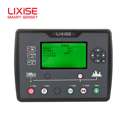 LIXiSE LXC6610B-4G Single Automatic Genset Controller | Built-in Hidden 4G Antenna, 4.3" Multi-Language LCD, 18s Black Box Fault Record, Cloud Multi-Unit Management for Rental & Telecom Base Station Generators