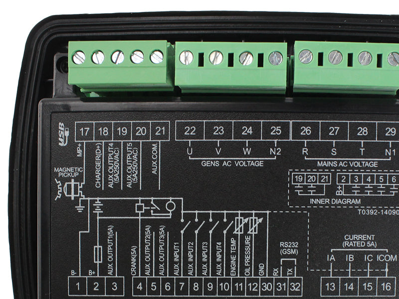 LIXiSE LXC3920 Generator Remote Monitoring Controller | Optimized for DTU, Fast Stable Wireless Data Transmission, GPS Location Tracking, SMS Alarm Notification
