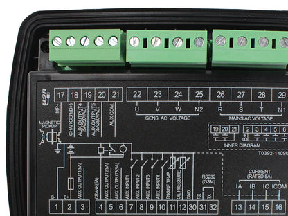 LIXiSE LXC3920 Generator Remote Monitoring Controller | Optimized for DTU, Fast Stable Wireless Data Transmission, GPS Location Tracking, SMS Alarm Notification