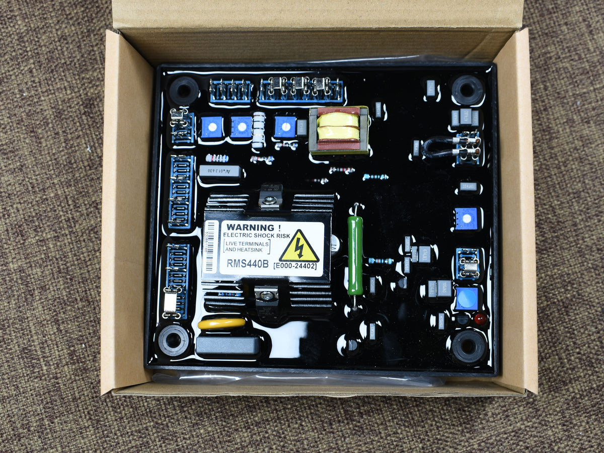 LIXiSE RMS440B Digital AVR | 360-450V Sensing For Non-Center Tap Brushless Alternators | Generator Parts Factory