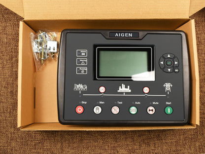 LIXiSE AIG6220CAN Genset Controller | CAN Bus ECU Communication 240\*128 LCD Panel With Bluetooth Local Debug & Patented Black Box