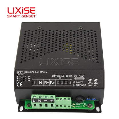 LIXISE LBC1208B Charger 12V 8A BOOST Port Generator Accessories Fault Alarm