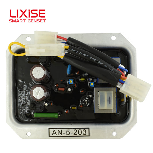 LIXiSE AN-5-203 AVR | Generator Parts Factory | High Temp 200℃ Automatic Voltage Regulator