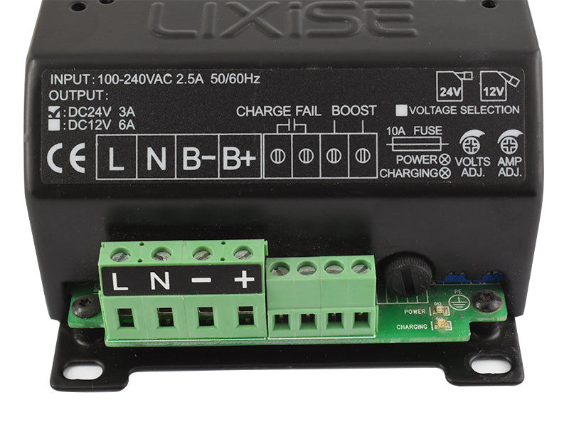 LIXISE LBC2403B Charger BOOST Port Generator Accessories Fault Alarm