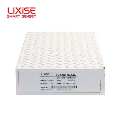 LIXiSE LXC6610NCAN 4.3 Inch CAN Bus Genset Controller | Built-in Hidden 4G Antenna, Cloud Multi-Unit Remote Management, 18s Black Box Fault Playback, Multi-Language LCD