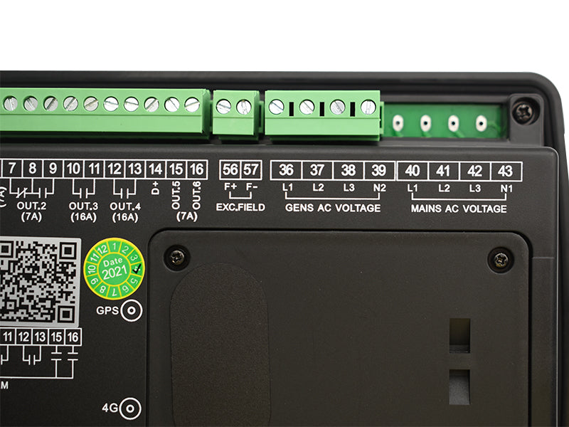 LIXiSE LXC6610NCAN 4.3 Inch CAN Bus Genset Controller | Built-in Hidden 4G Antenna, Cloud Multi-Unit Remote Management, 18s Black Box Fault Playback, Multi-Language LCD