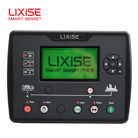 LIXiSE LXC6610NCAN 4.3 Inch CAN Bus Genset Controller | Built-in Hidden 4G Antenna, Cloud Multi-Unit Remote Management, 18s Black Box Fault Playback, Multi-Language LCD