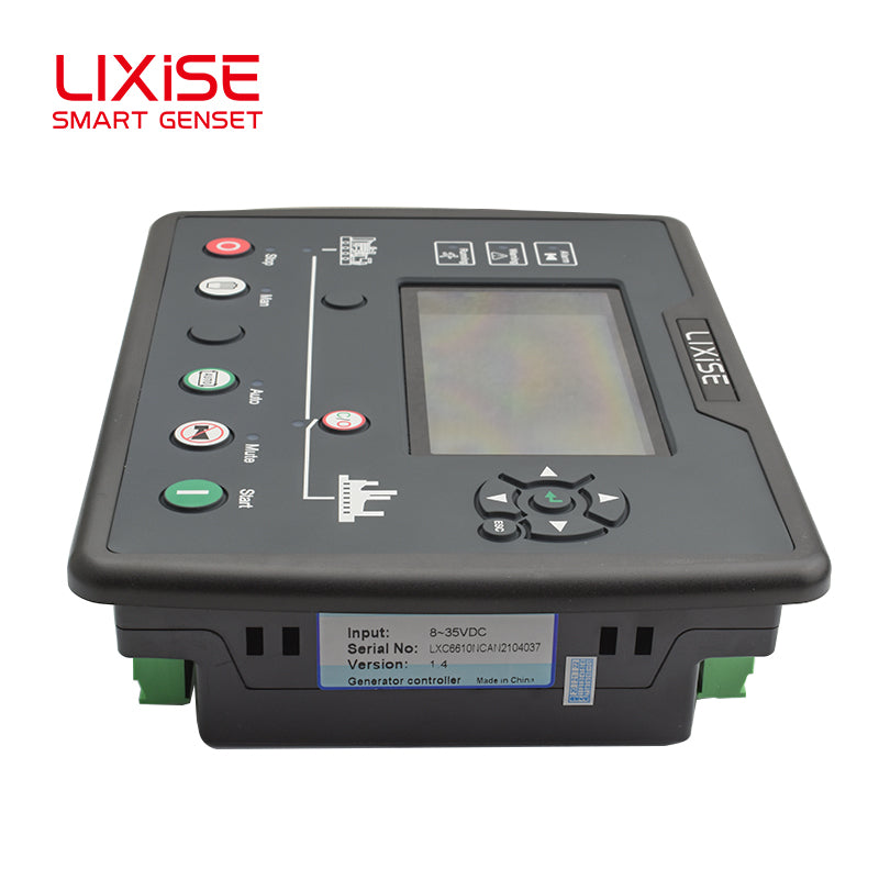 LIXiSE LXC6610NCAN 4.3 Inch CAN Bus Genset Controller | Built-in Hidden 4G Antenna, Cloud Multi-Unit Remote Management, 18s Black Box Fault Playback, Multi-Language LCD
