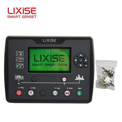 LIXiSE LXC6610NCAN 4.3 Inch CAN Bus Genset Controller | Built-in Hidden 4G Antenna, Cloud Multi-Unit Remote Management, 18s Black Box Fault Playback, Multi-Language LCD