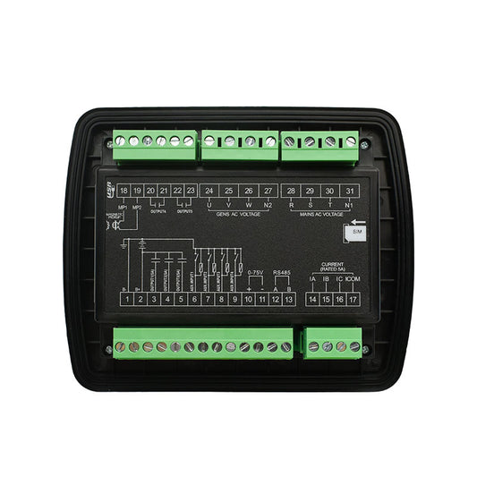 LIXiSE LXC3921 LCD Screen Genset Controller | Original 32-bit ARM Processor, Black Box Fault Record, USB Parameter Setting, Wide DC8-35V Working Voltage, CE Certifie