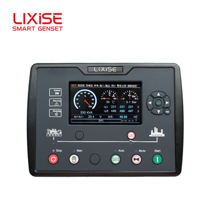 LIXiSE LXC6810 TFT Color Genset Controller -50℃~80℃ Extreme Temp, Built-in 4G Mobile Remote Control, Multi-Language & Cloud Asset Management For Generators, Fire Pumps & Air Compressors