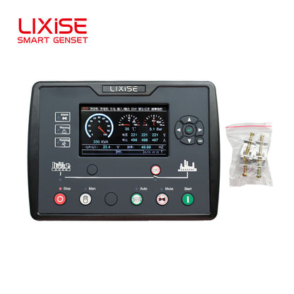LIXiSE LXC6810 TFT Color Genset Controller -50℃~80℃ Extreme Temp, Built-in 4G Mobile Remote Control, Multi-Language & Cloud Asset Management For Generators, Fire Pumps & Air Compressors
