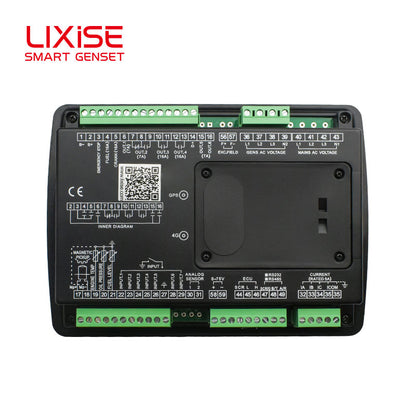 LIXiSE LXC6110NCAN J1939 CAN Bus Genset Controller | Black Box Fault Playback Auto Start Stop for Rental Generators & Air Compressors