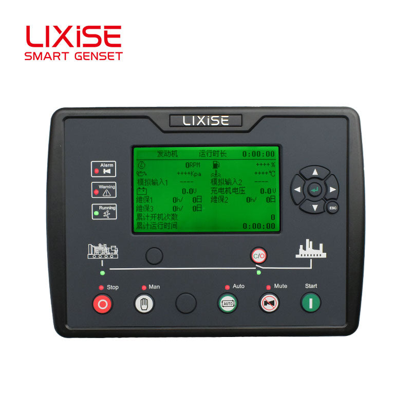 LIXiSE LXC6110NCAN J1939 CAN Bus Genset Controller | Black Box Fault Playback Auto Start Stop for Rental Generators & Air Compressors