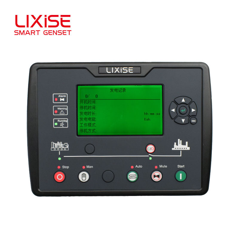 LIXiSE LXC6110NCAN J1939 CAN Bus Genset Controller | Black Box Fault Playback Auto Start Stop for Rental Generators & Air Compressors