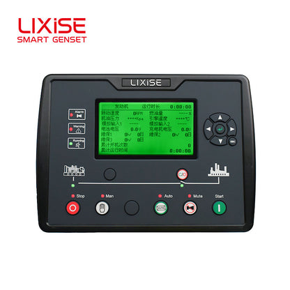 LIXiSE LXC6610N-4G Single Auto Genset Controller | Built-in Hidden 4G Antenna, 4.3" Multi-Language LCD, 18s Black Box Fault Record, Cloud Multi-Unit Management for Rental & Telecom Base Station Generators