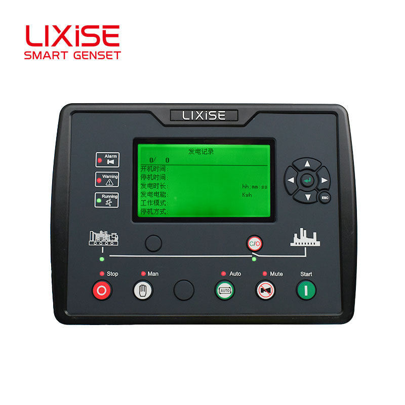LIXiSE LXC6610N-4G Single Auto Genset Controller | Built-in Hidden 4G Antenna, 4.3" Multi-Language LCD, 18s Black Box Fault Record, Cloud Multi-Unit Management for Rental & Telecom Base Station Generators
