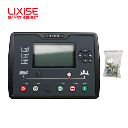 LIXiSE LXC6610N-4G Single Auto Genset Controller | Built-in Hidden 4G Antenna, 4.3" Multi-Language LCD, 18s Black Box Fault Record, Cloud Multi-Unit Management for Rental & Telecom Base Station Generators