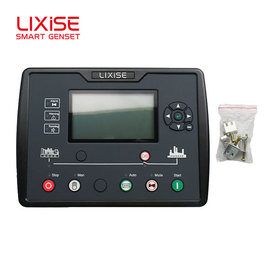 LIXiSE LXC6610N-4G Single Auto Genset Controller | Built-in Hidden 4G Antenna, 4.3" Multi-Language LCD, 18s Black Box Fault Record, Cloud Multi-Unit Management for Rental & Telecom Base Station Generators