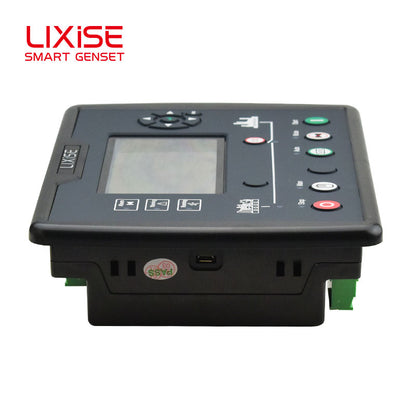 LIXiSE LXC6610N-4G Single Auto Genset Controller | Built-in Hidden 4G Antenna, 4.3" Multi-Language LCD, 18s Black Box Fault Record, Cloud Multi-Unit Management for Rental & Telecom Base Station Generators